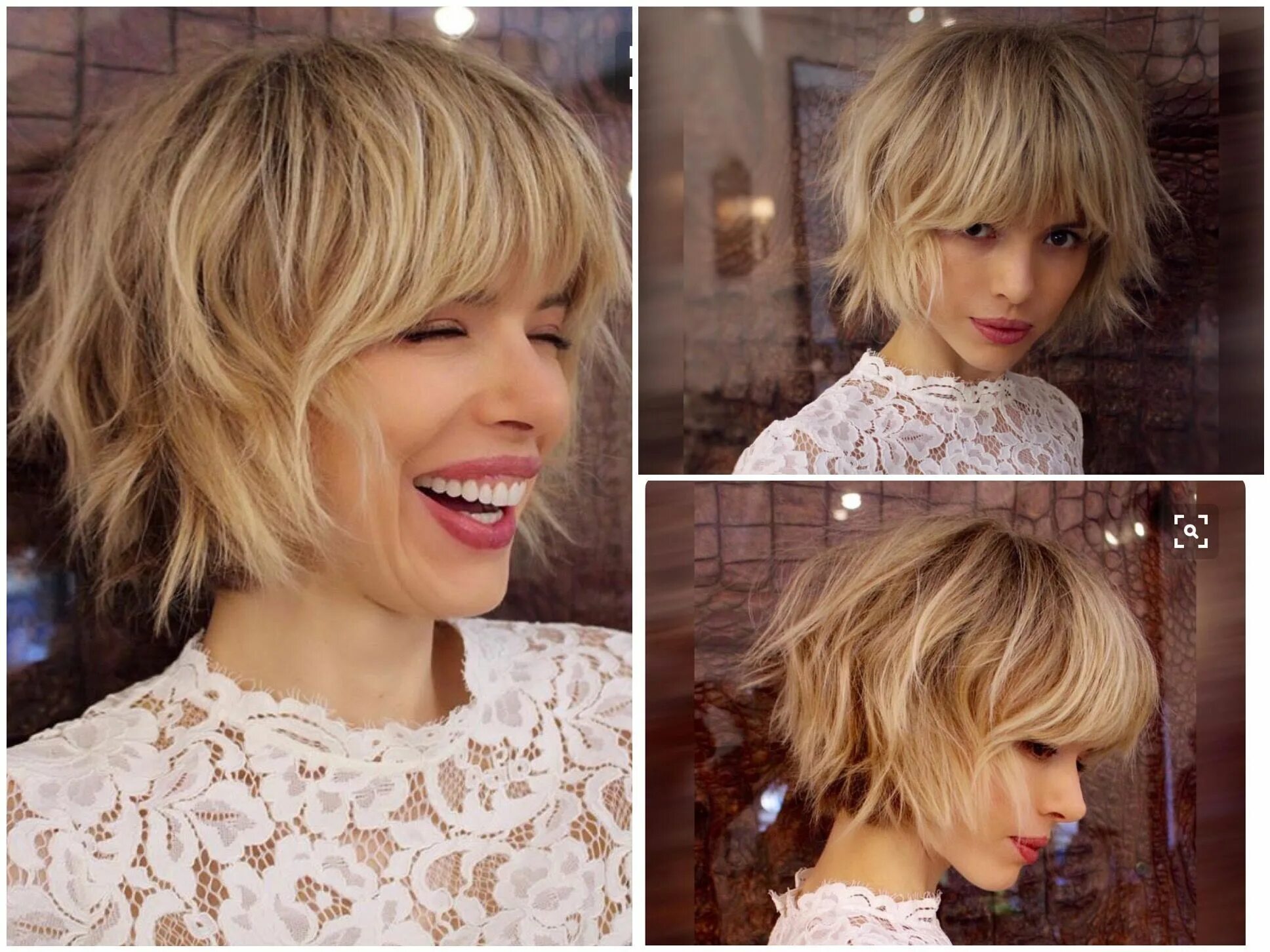 Многослойный боб стрижка фото с челкой Best Hairstyle For Strapless Gown Bobs for thin hair, Short bob hairstyles, Hair