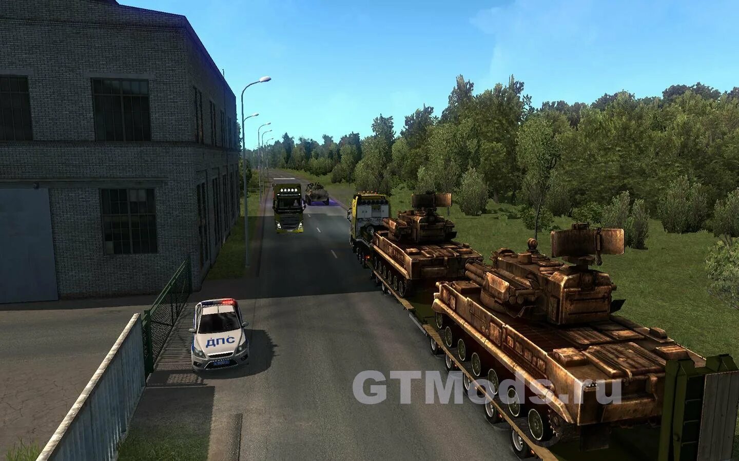 Мод 2 фото Мод "Военный негабаритный груз" для DLC Beyond the Baltic Sea v1.0 для ETS 2 (1.