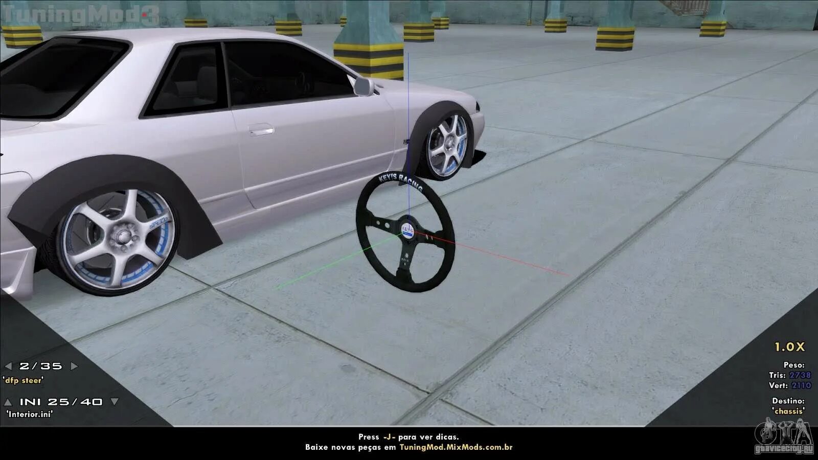Мод гта са тюнинг машин Tuning Mod v3.0.1 для GTA San Andreas