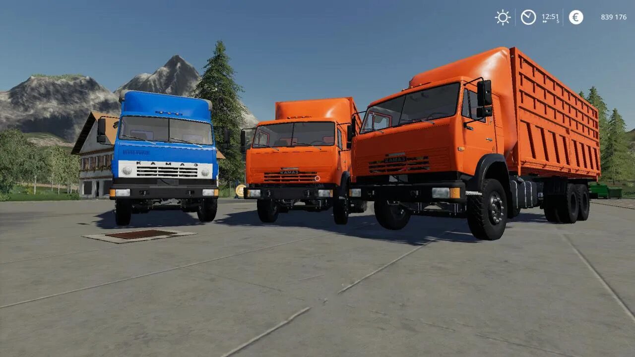 Мод камаз фото KAMAZ GRAIN V3.0 - FS19 mod - FS19.net