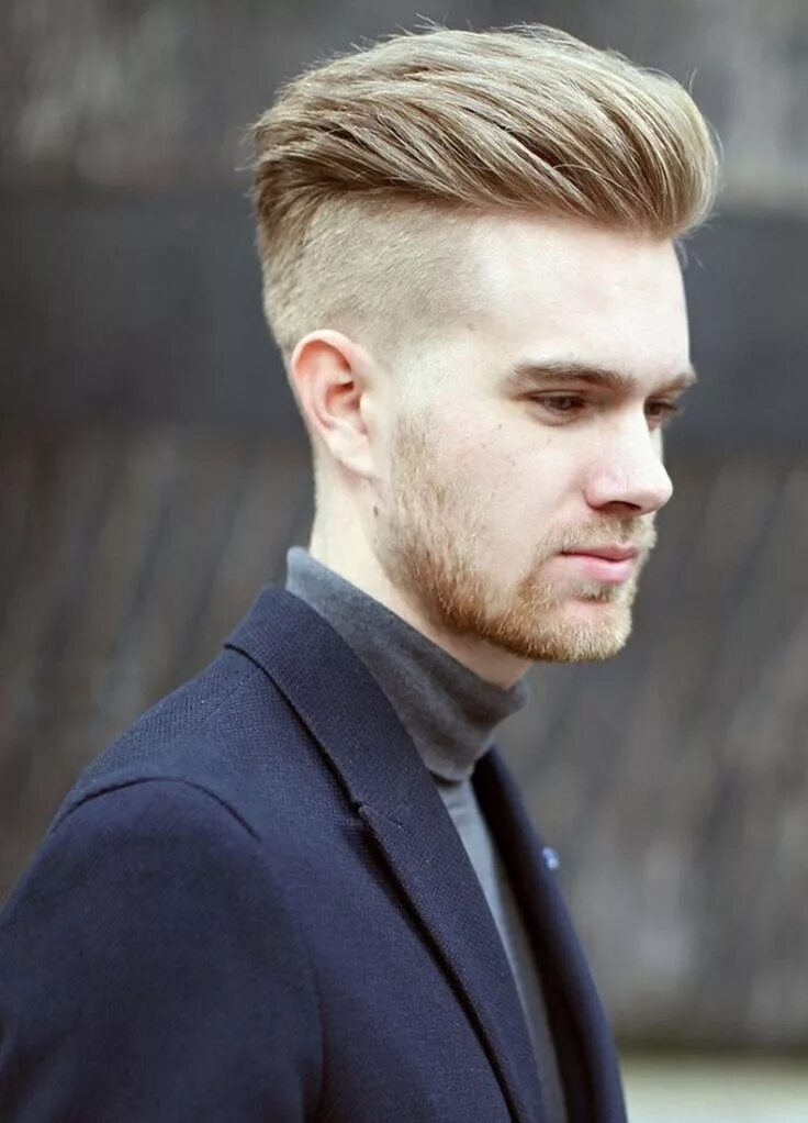 Мод кат прическа мужская coiffure-homme-tendance-côtés-rasés Cool hairstyles for men, Mens haircuts short