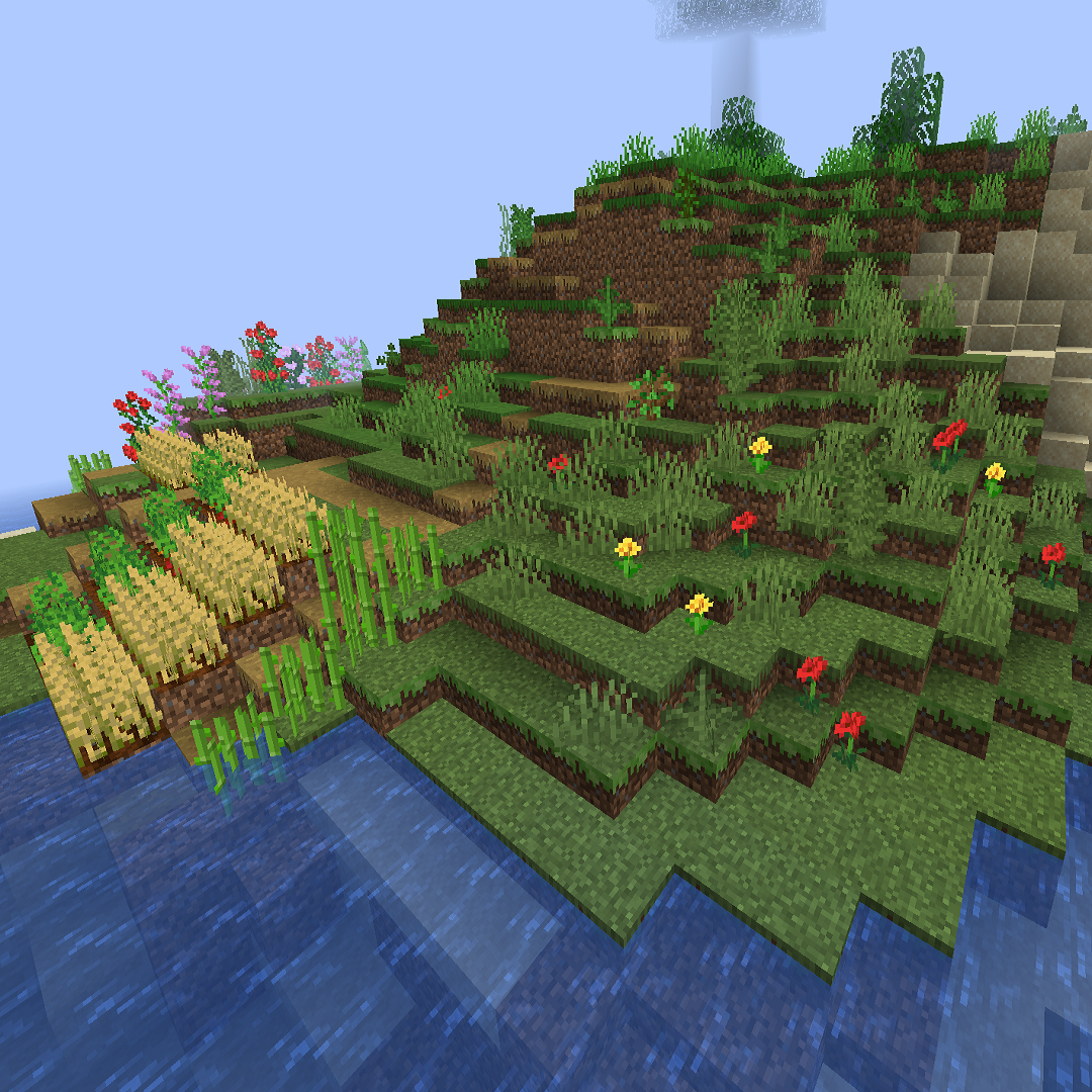 Мод на добавление фото в майнкрафт Natural Slabs Mod - Mods - Minecraft