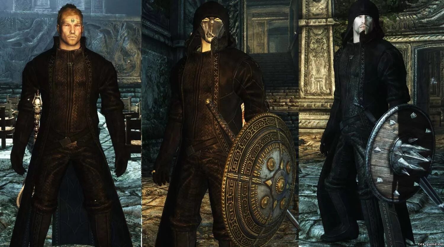 Мод на мужскую кожу скайрим Скачать Elder Scrolls 5: Skyrim "Броня Отшельника"