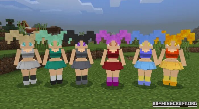 Мод на женских мобов Скачать Siren для Minecraft PE 1.16
