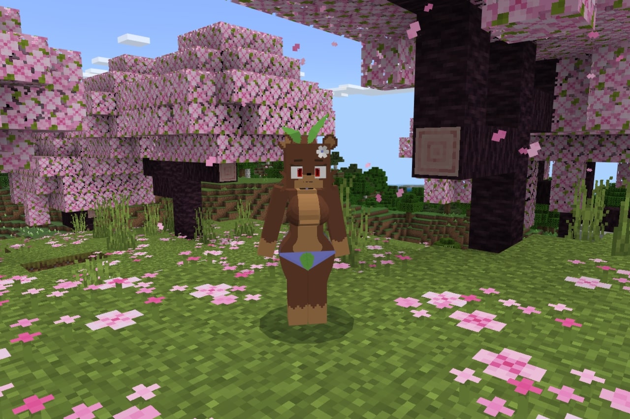 Мод на женских мобов Скачать Мод на Бию на Minecraft PE - Мод на Бию для Майнкрафт ПЕ
