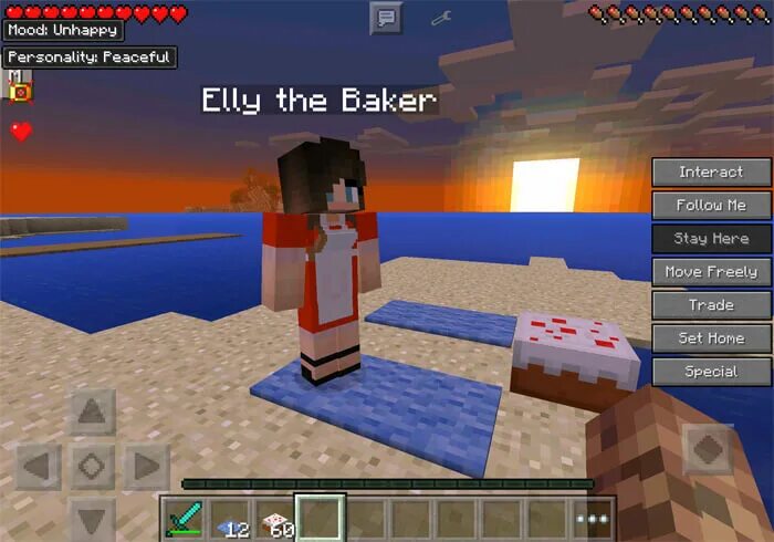 Мод на женскую фигуру в майнкрафт Villagers Come Alive для Minecraft Pocket Edition 1.0