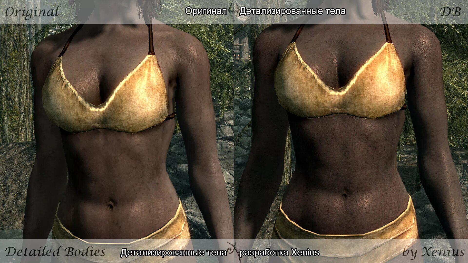 Мод unp женские тела Детализированные тела - модификация для The Elder Scrolls V: Skyrim - Моды