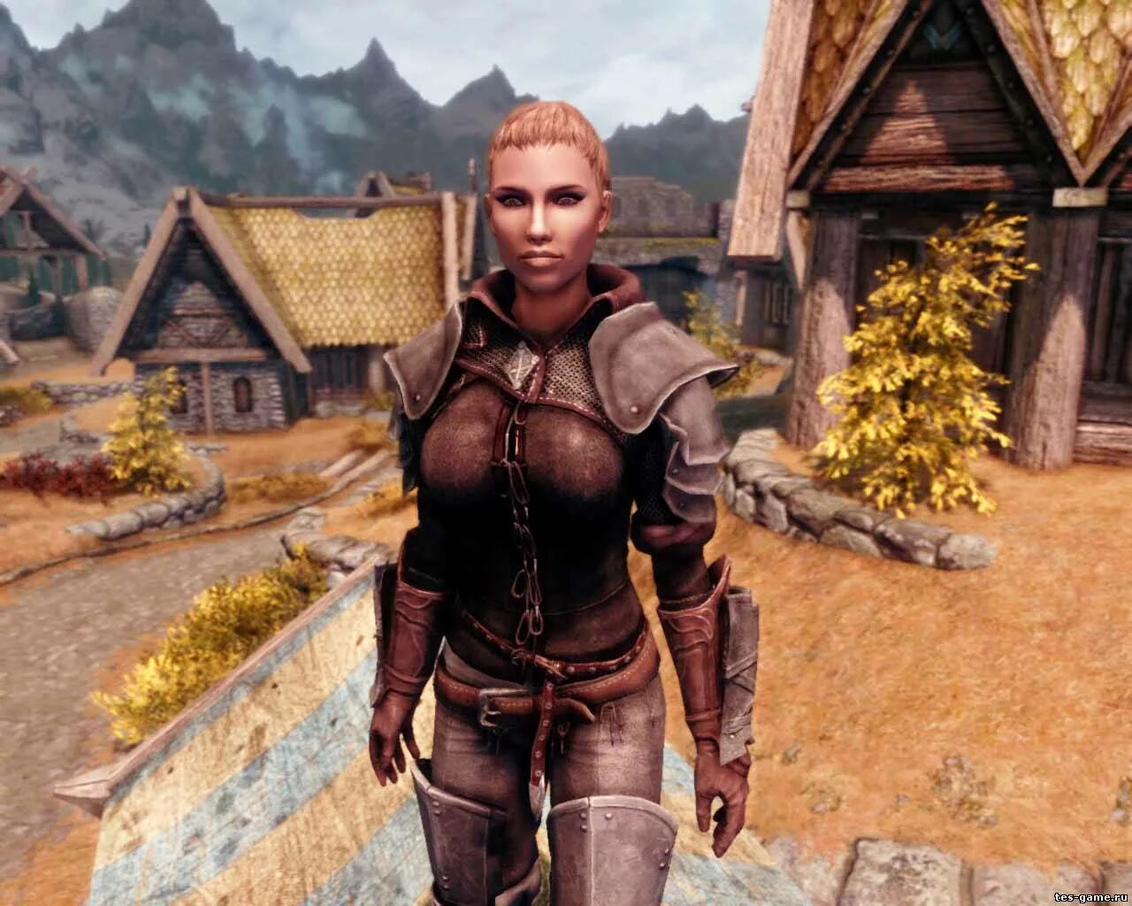 Мод женская броня Скачать Elder Scrolls 5: Skyrim "Броня Стрелка"