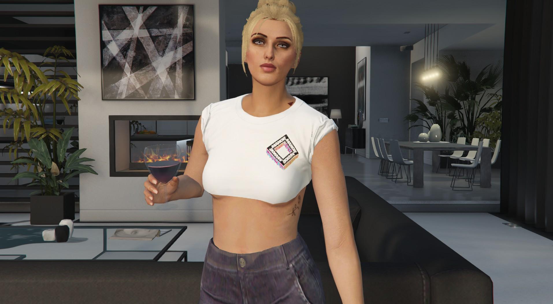 Мод женские персонажи гта 5 new crop top ki design Shop The Best Discounts Online - OFF 51