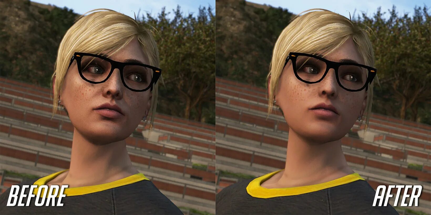 Мод женские персонажи гта 5 Improving All MP Female Characters Appearance - GTA5-Mods.com