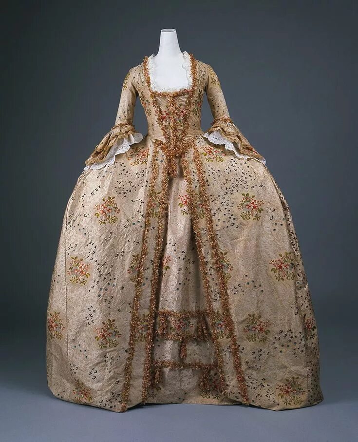 Мода 18 фото Robe à la française French The Metropolitan Museum of Art 18th century fashion, 