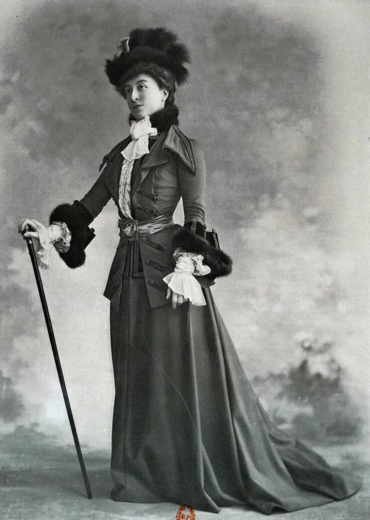 Мода 19 века женщины фото 1901 January, Les Modes Paris - Mlle Cécile Sorel Edwardian fashion, Parisian wo