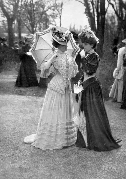 Мода 19 века женщины фото moda en las carreras, septiembre 1905, foto de ed. Cordonnier. Edwardian era fas