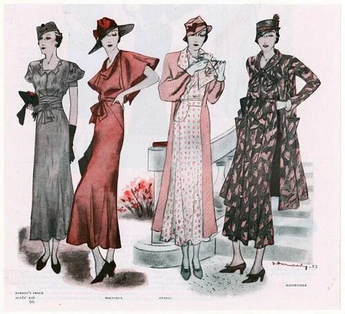 Мода 1920 1930 годов женская 1930 new york fashion - Google Search Fashion illustration vintage, Mainbocher, 