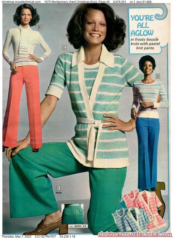 Мода 1975 фото 1975 Montgomery Ward Christmas Book, Page 45 - Christmas Catalogs & Holiday Wish