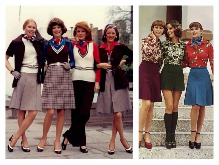 Мода 1980 х годов женщины ссср фото Мода и стиль 70-х годов: особенности в одежде, прическах, макияже