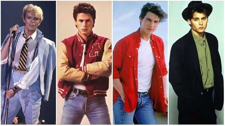 Мода 1990 х годов мужская 80s Fashion Icons The Park at Fifth Street