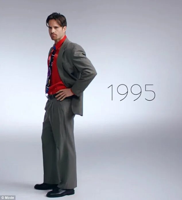 Мода 2000 мужская в россии Mode video shows how men's New Year's fashions have evolved over the last 100 ye