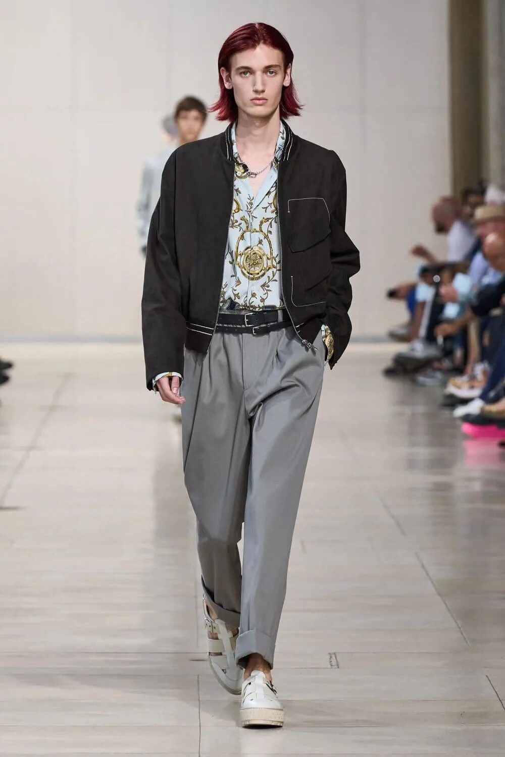 Мода 2024 мужская одежда молодежная Hermes Spring Summer 2024 Men - RUNWAY MAGAZINE ® Official