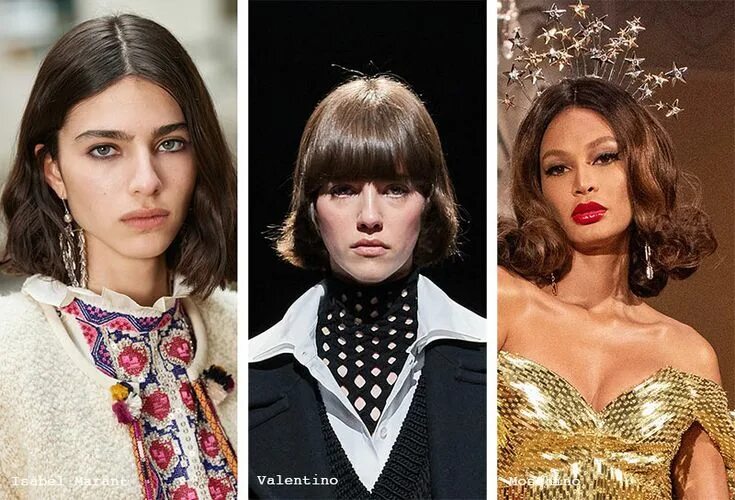 Мода 2024 на волосы года женская Autumn/winter 2023 hair trends - AW23 catwalk hairstyle ideas, autumn winter - i