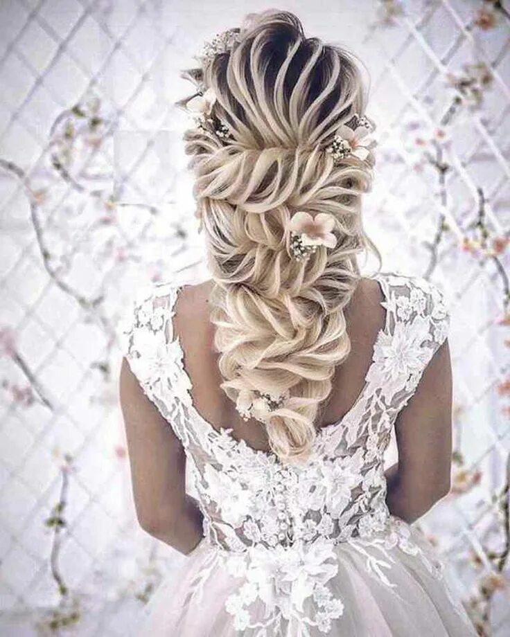 Мода 2024 свадебные прически на длинные волосы 2019 trend wedding hairs; High pony hairstyles; Elegant women hairstyles.Ponytai