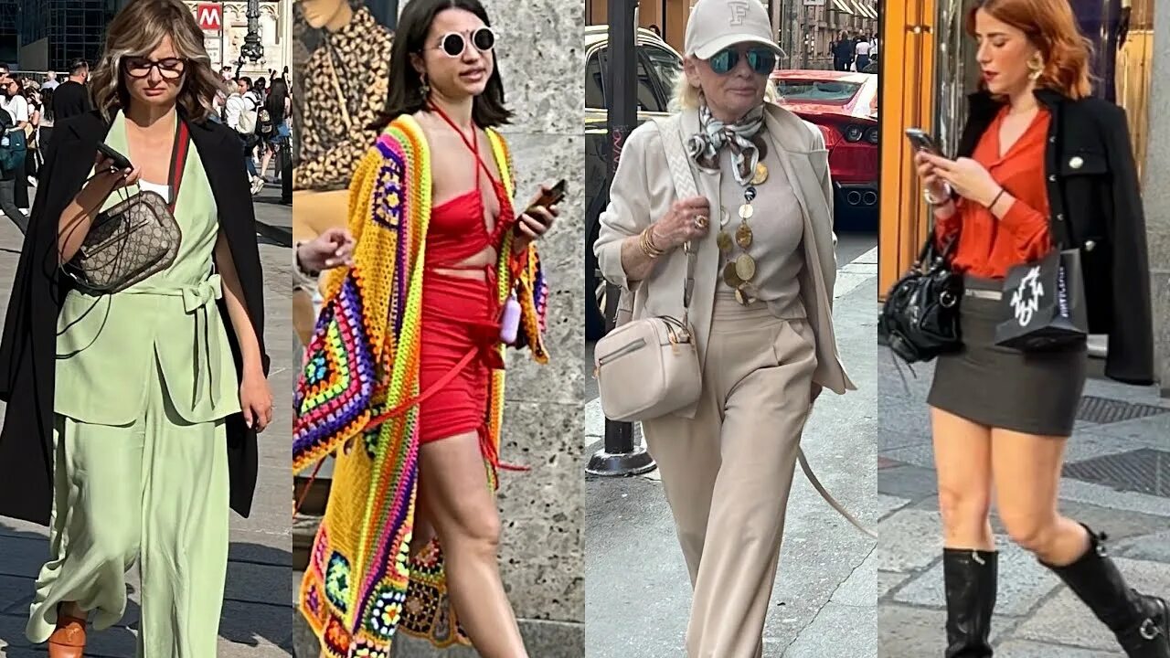 Мода 2024 женская италия MILAN'S CHICEST STREET FASHION SPRING 2024 TOP ITALIAN OUTFITS HOW TO DRESS IN I