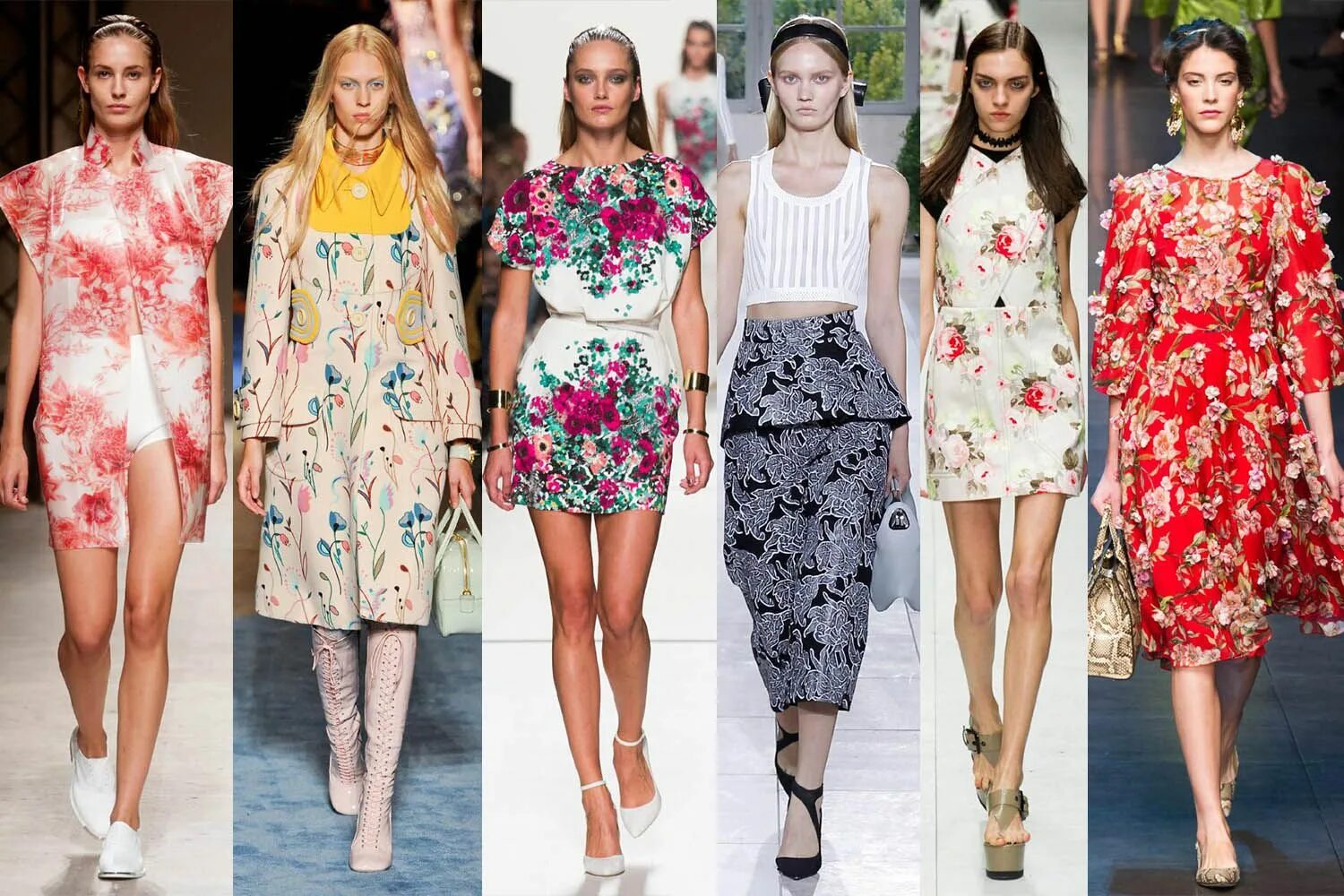 Мода 2024 женская одежда платья Τα Floral Prints είναι η μόδα για την Άνοιξη του 2014!