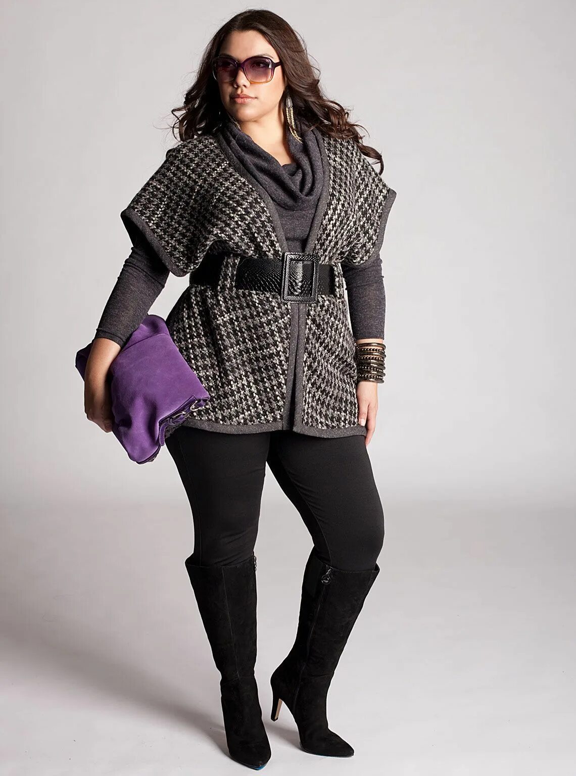 Мода 2024 женская осень для полных Где Купить Одежду Plus Size