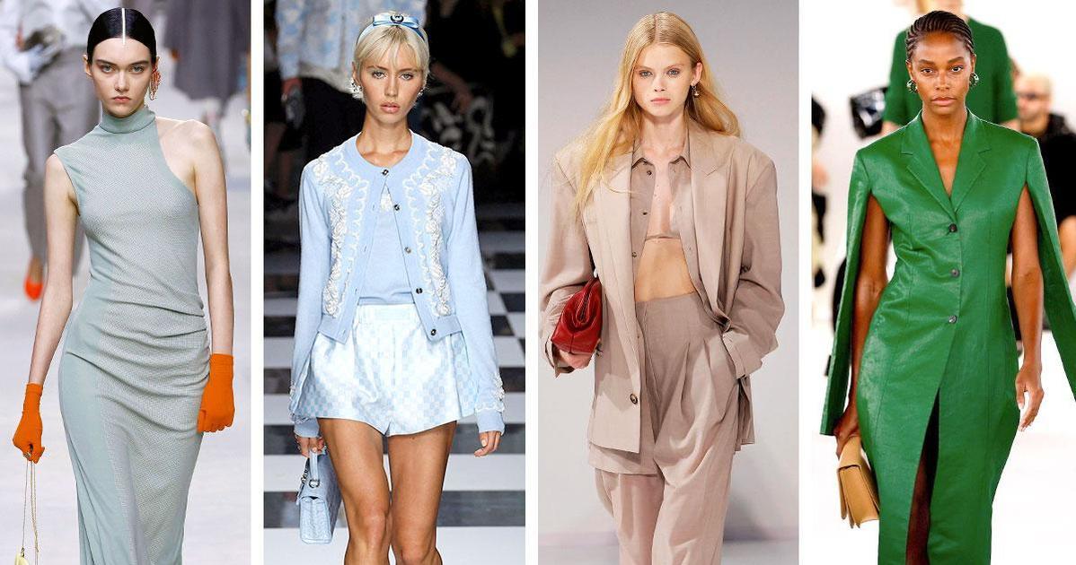Мода 2024 женская цвета 10 трендов весны и лета 2024 с Недели моды в Милане MARIECLAIRE