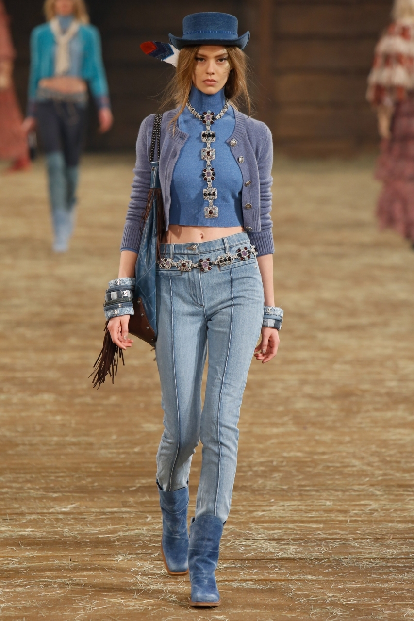 Мода 24 года женская Chanel Paris-Dallas Pre-Fall осень-зима 2014-2015: Мода, стиль, тенденции в журн