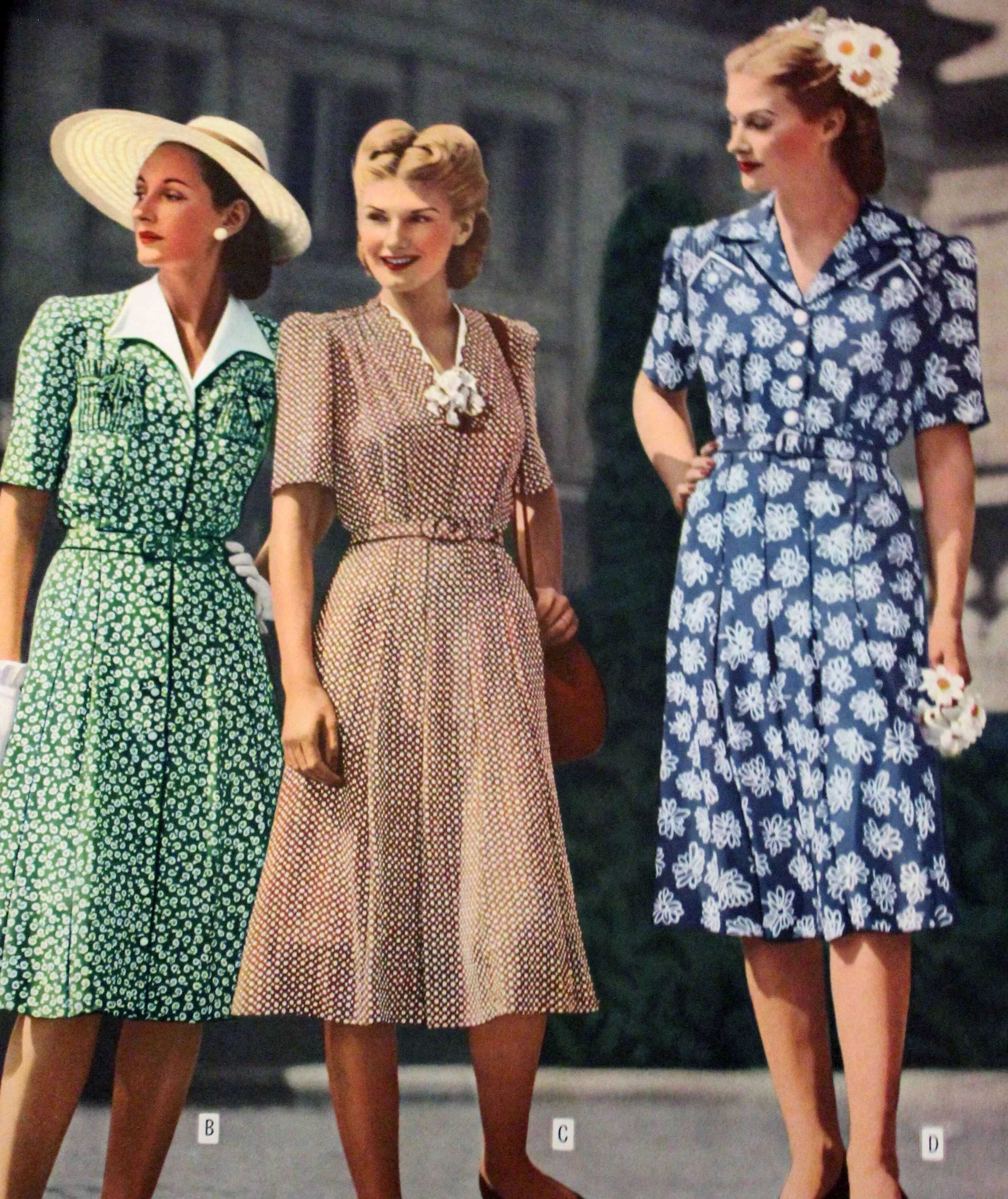 Мода 40 50 годов женская 1940s Fashion: What Did Women Wear in the 1940s? 1940s fashion women, 1940s fash