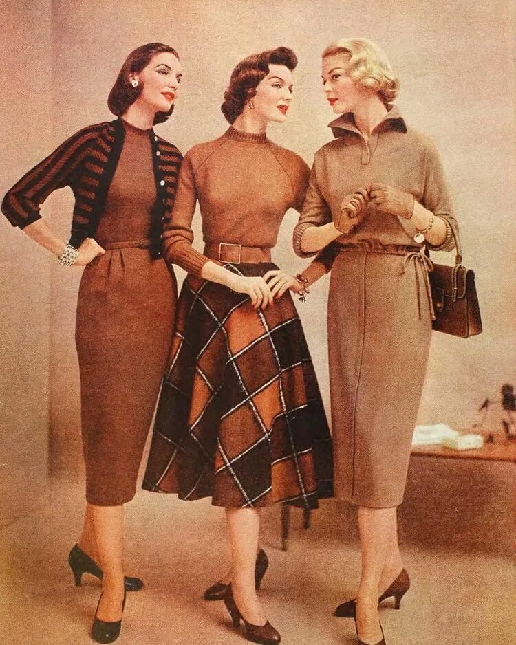 Мода 50 годов фото одежда HSN TARİH on Twitter Retro fashion, 1950 fashion, Decades fashion