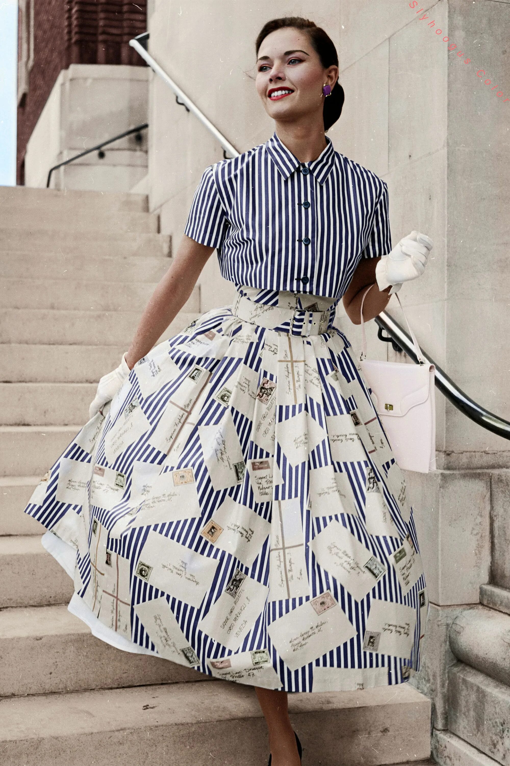 Мода 50 годов фото одежда Spanish model wearing letter dress 1950s Fashion, 1950s fashion women, Fashion 1