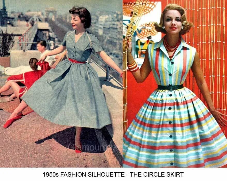 Мода 50 годов фото одежда 1950s Fashion - The Feminine Figure and Silhouette 1950s outfits, 1950s fashion,