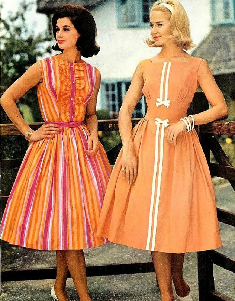 Мода 60 70 годов фото Vintage Summer Fashion Inspiration 1960s fashion women, 1960s fashion, 1963 fash