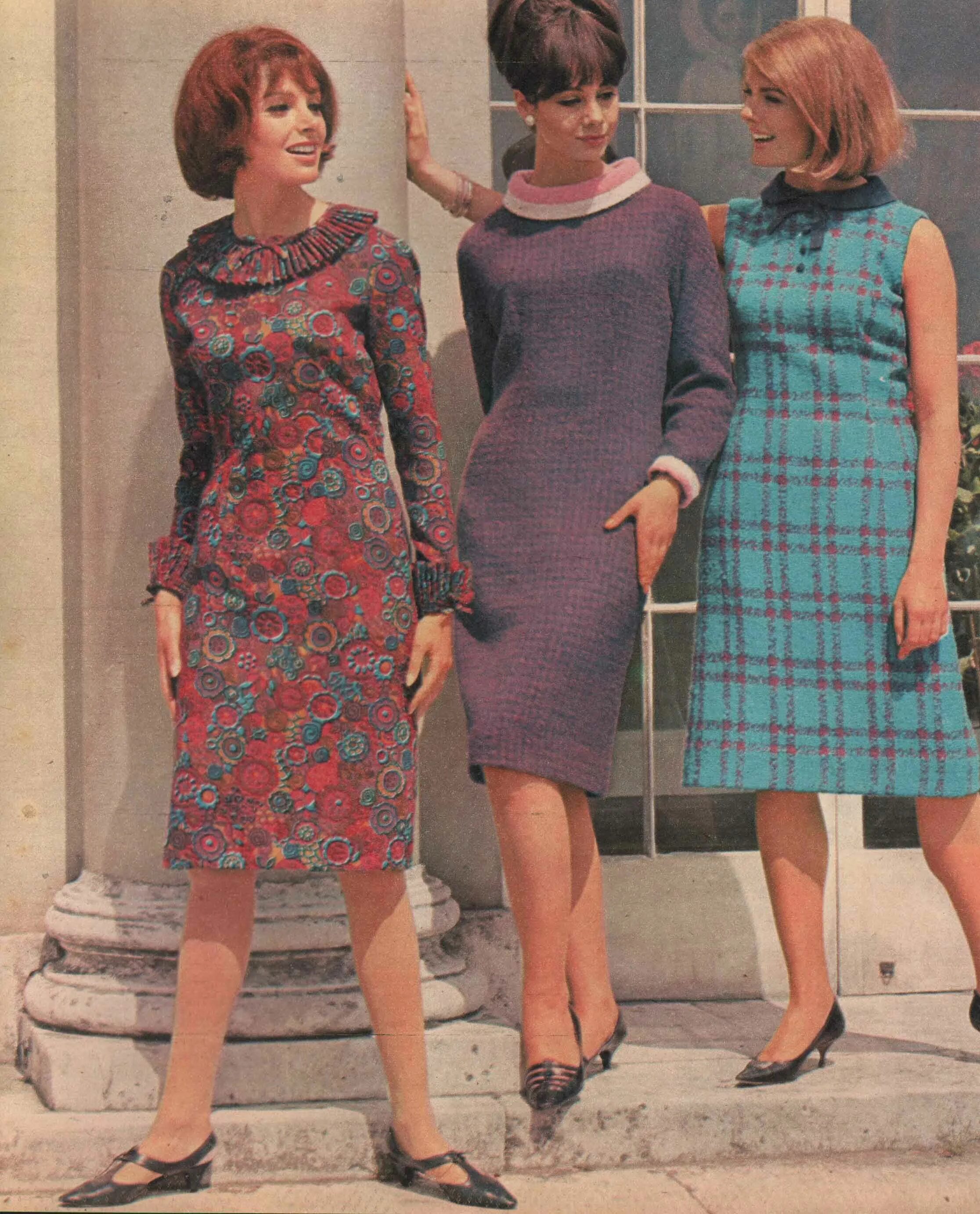 Мода 60 70 годов фото 1960s Fashion - Autumn Wardrobe Plan for 1964 1960s fashion, Sixties fashion, Fa