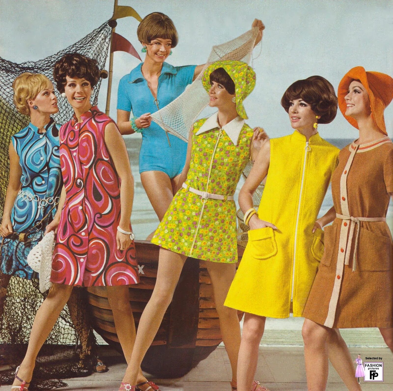 Мода 60 х фото estampados 70`s - Buscar con Google Retro fashion, 1960s fashion, Sixties fashio