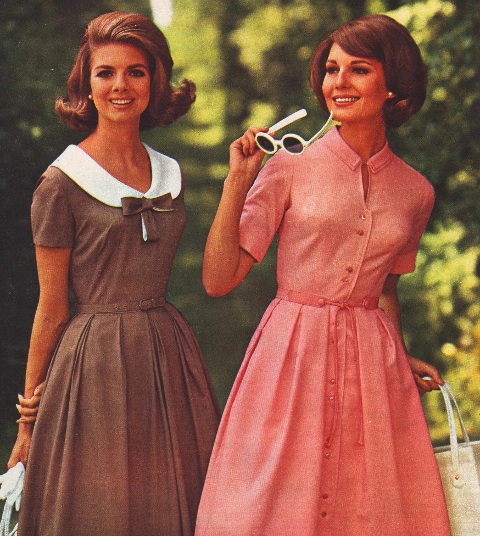 Мода 60 х фото Sears 66 ss pink and brown Fashion, Vintage dresses, Fashion classy