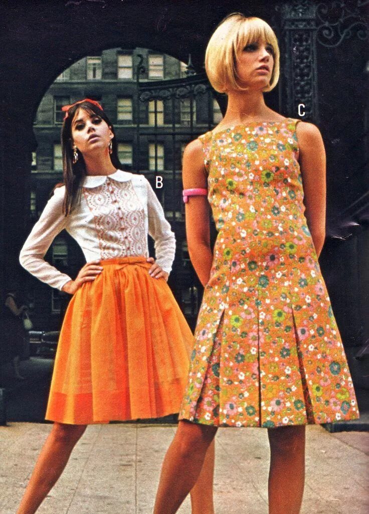 Мода 60 платья фото Pinterest hardtosayno. . JC Pennys fashions modeled by Colleen Corby and an unid