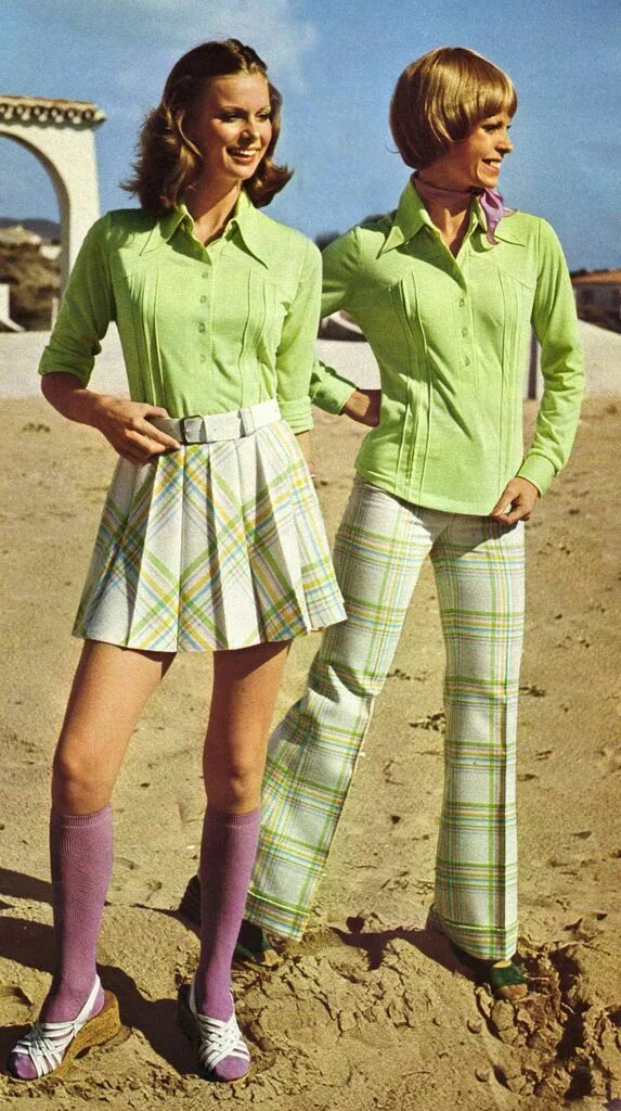 Мода 70 х годов женщины фото 1973 Moda de los años 70, Ropa retro, Moda de los 70