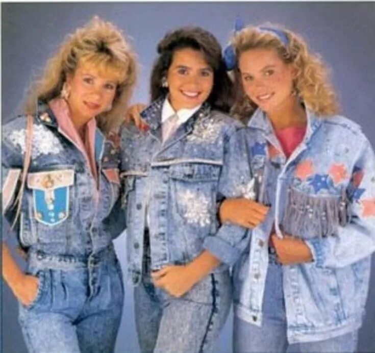 Мода 80 годов фото женские Fashion Challenge: Rock Double Denim College Fashion 80s fashion trends, 1980s f