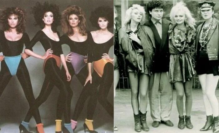 Мода 80 годов женщины фото 200 ildə moda belə dəyişdi - FOTO