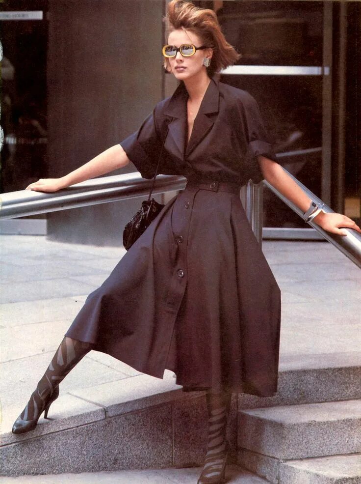 Мода 80 х фото платья История платья-рубашки 80s fashion, Fashion 80s, 1980s outfits