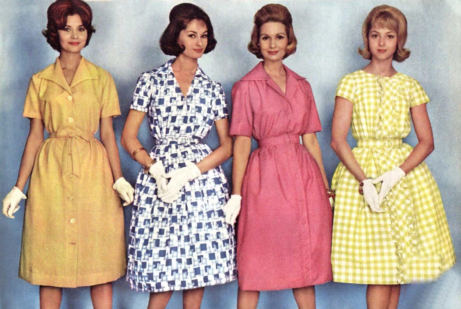 Мода 80 х годов фото платья From traditional to sixties modernism - Vintage Fashions