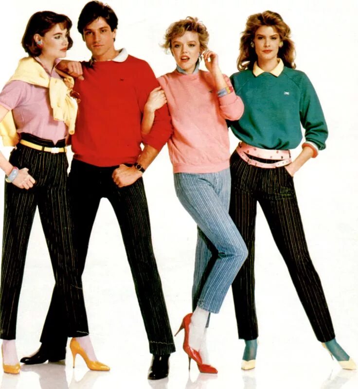Мода 80х одежда женская 1980s casual fashion - 1984 Seventeen magazine 80s fashion, 80s outfit, 1980s fa