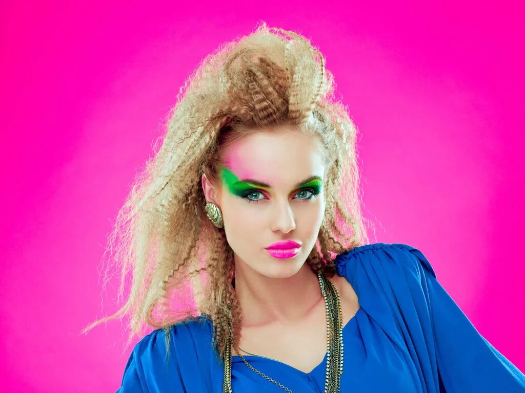 Мода 90 х годов макияж Женские причёски 90-х годов - "Hair-Boutique"