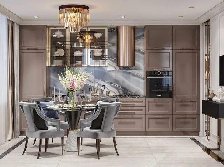 Мода дизайн кухни 2024 ERINN V. Design Group on Instagram: "Breakfast nook goals, served to you via @th