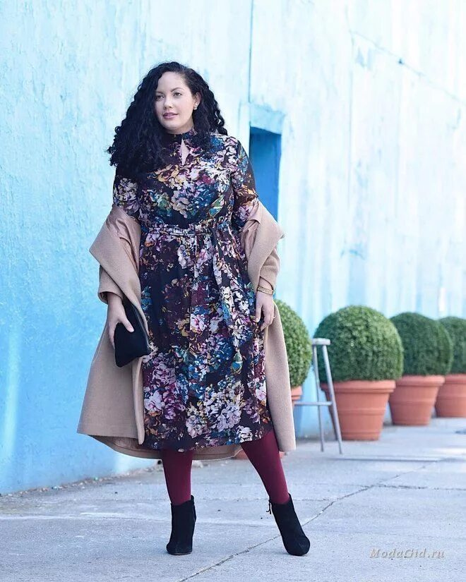 Мода для полных 2025 женская одежда Модная американка plus size Tanesha Awasthi: осенние образы 2017 Fashion, Plus s