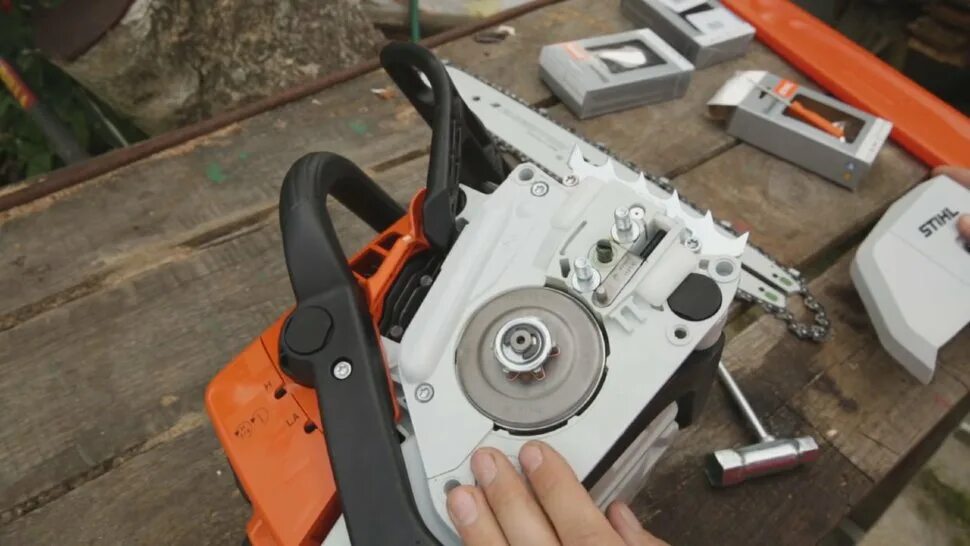 Мотопила штиль как устанавливается стоп двигатель фото Отзывы про бензопилу stihl ms 250 c-be 16 в магазине Садтех24