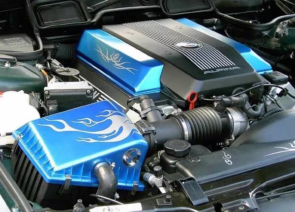 Мотор тюнинг бмв Помогите выбрать цвет клапанных крышек для м60 - BMW 5 series (E34), 3 л, 1994 г